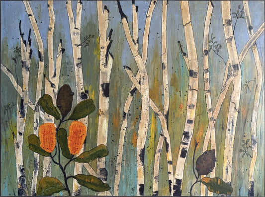 Blank greeting card - After the Fire