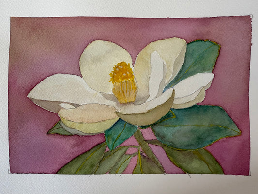 Creamy Magnolia Bloom