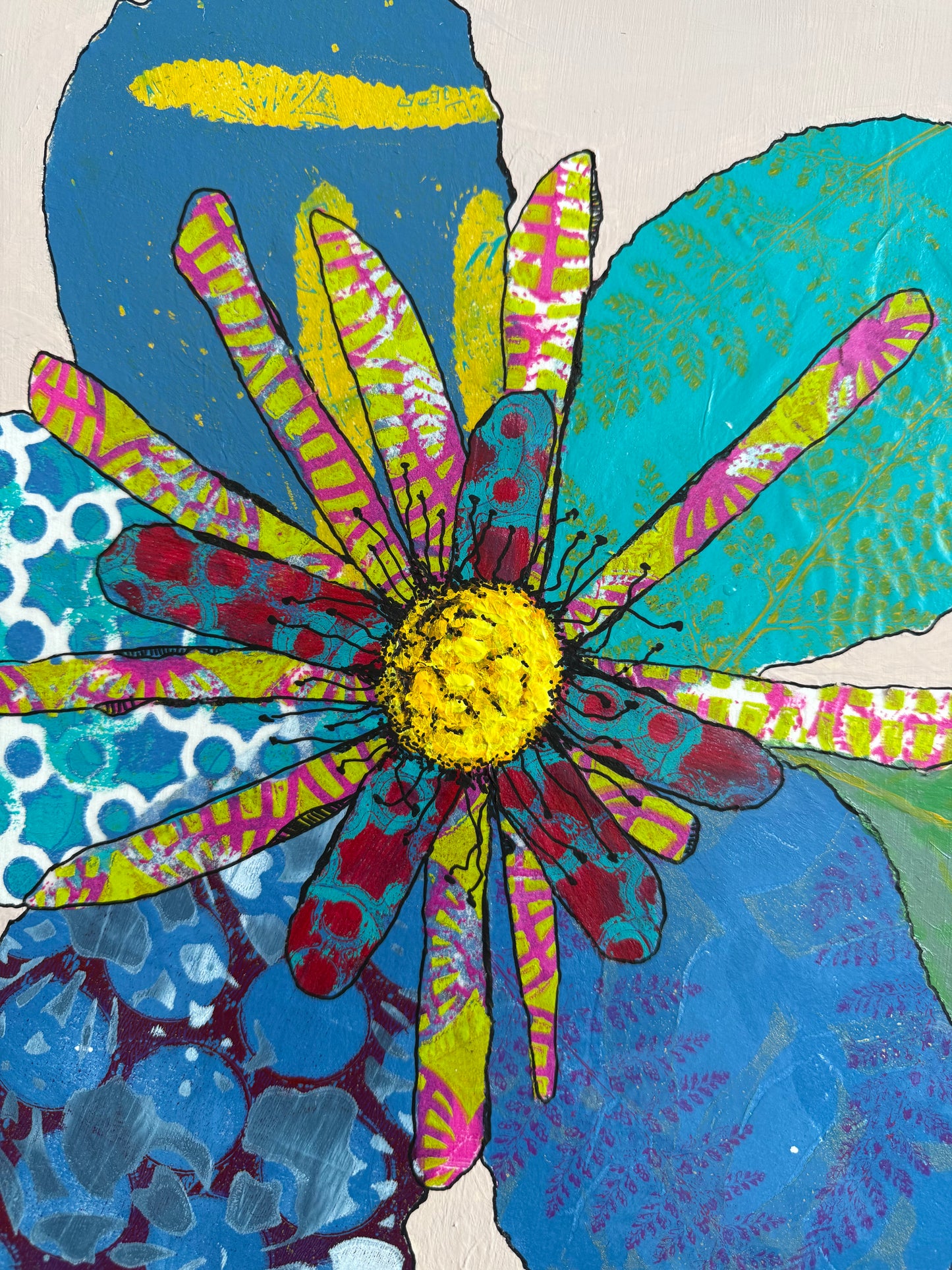 Fantasy Flower #2 - Blue