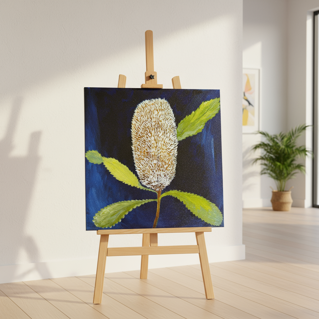 Nature's Brushstroke in gallery setting